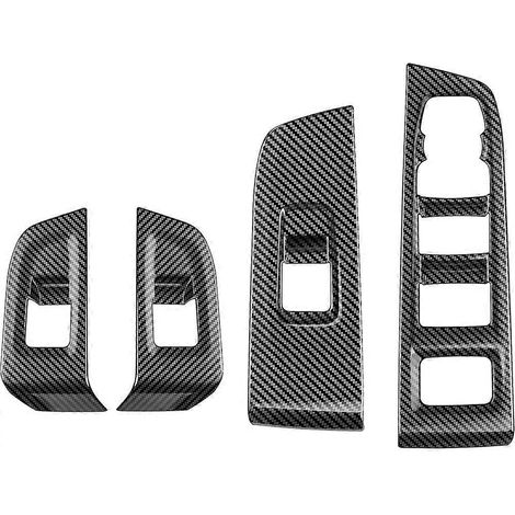 Pour Chevrolet Suburban/Tahoe Panneau de garniture de commande de vitre de porte 2021-2024 Cadre d'interrupteur de lève-vitre LHD( ) (1/5)