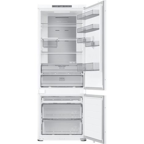 Réfrigérateur combiné Samsung blanc 389 litres encastrable