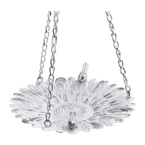Abreuvoir Oiseaux Exterieur Fonte, Bains pour Oiseaux Sauvages, Baignoire Oiseaux Jardin, Bain D'oiseau Suspendu, Abreuvoir Oiseaux à Suspendre Mangeoires Oiseaux Accessoires Decoration (1/5)
