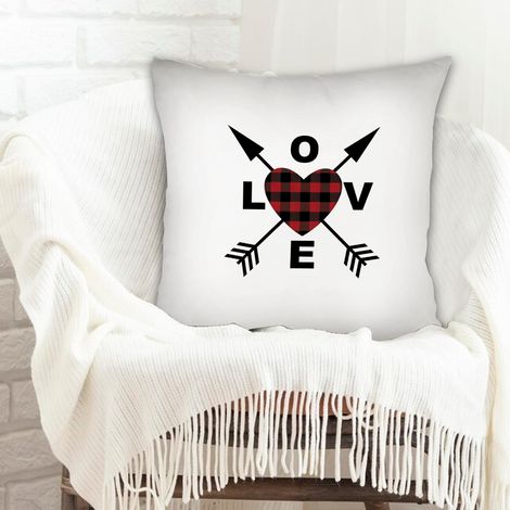 Housses de coussin de décoration maison douce confortable pour canapé ou lit décoration de la saint-valentin (1/5)