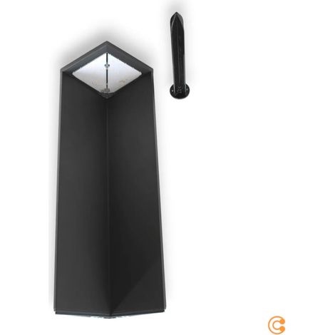 [NEUWERTIG] B-Ware Fabas Luce Wegeleuchte Garten Led Solar Fold Bewegungsmelder Dunkelgrau Ip54