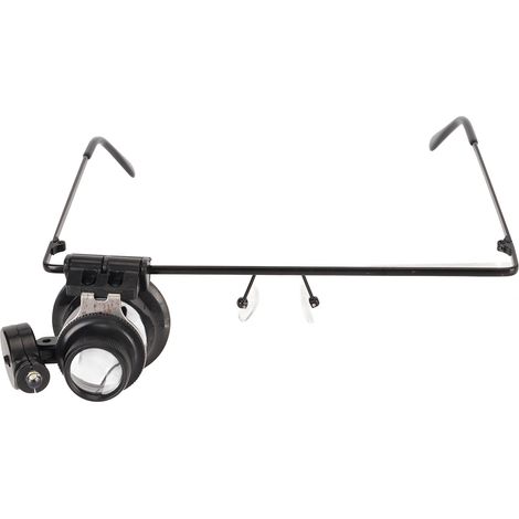 Lunette loupe monoculaire 20X avec éclairage LED pour réparation de montres, accessoire de bijouterie (1/5)