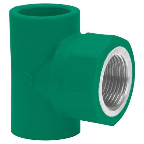 Té Rosca Hembra - PPR  Medidas  Accesorios Fontanería: 25-1/2"