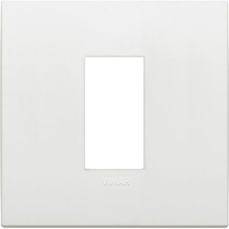 VIMAR - 19641.74 Plaque d'immatriculation classique 1M blanche