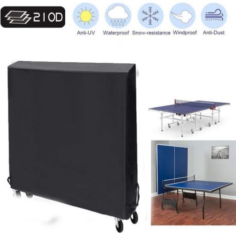 Housse de protection - Marque - Table de Ping Pong - Imperméable - 185 x 165 x 70 cm - Résistante aux UV (1/4)