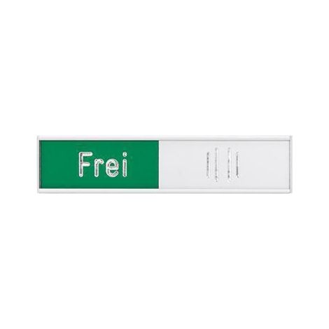 Franken Türschild besetzt BS0117 102x27,4mm al selbstkl.