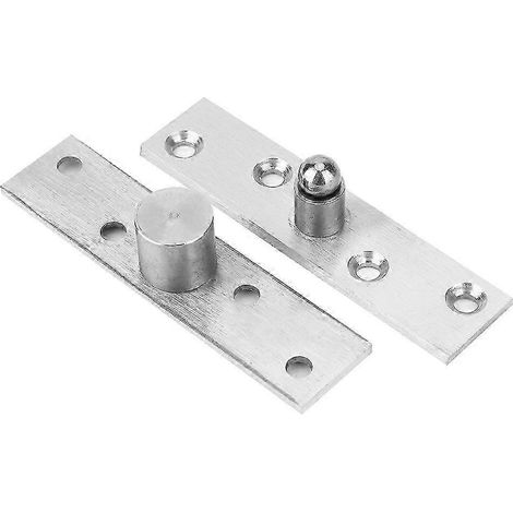 Deux charnières pivotantes à 360 degrés en acier inoxydable, charnières de pivot supérieures et inférieures, quincaillerie, axe neutre, haute qualité. (1/5)