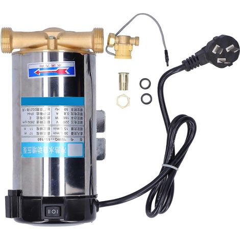 Pompe de surpression jaune, régulation automatique de la pression d'eau chaude et froide, 160 W, 220 V CA (1/5)