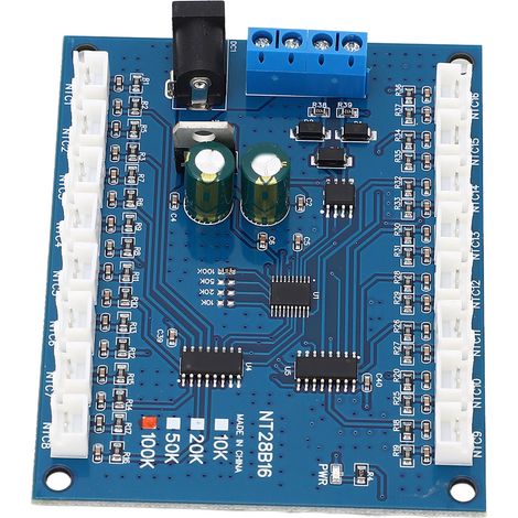 Module capteur de température 16 canaux RS485 -20°C à +125°C carte mesure pour thermistance NTC B3950 1% 100K 10KΩ-1000KΩ (1/5)