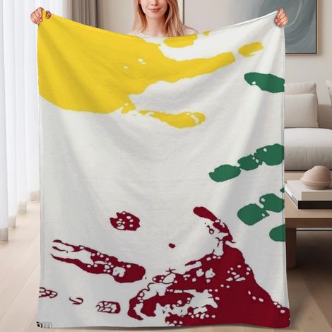 Couverture de lit en polaire légère et douce6080, chaude en microfibre,6080 pouces (1/4)