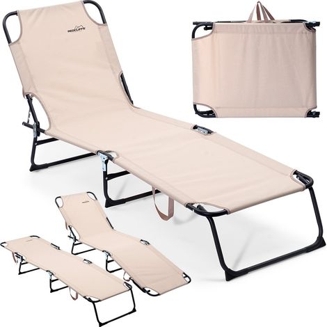Liegestuhl Garten Strand Liegestuhl Klappbarer verstellbarer Campingstuhl (1/5)