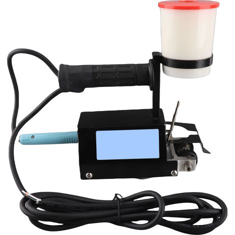 Máquina de coser automática para chapa de madera, máquina de acolchar portátil para carpintería, 220 V (1/5)