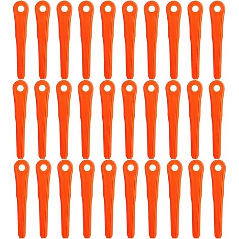 Lot de 30 lames en plastique 4002 007 1000 pour têtes de débroussailleuse Stihl Polycut 6-2, 6-3, 7-3, Polycut 28-2, 48-2, 47-3 (1/5)