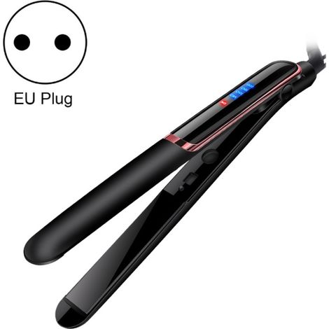 (Noir) Fer à lisser et à boucler électrique 2 en 1 (1/5)