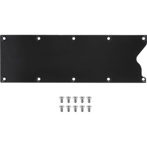 Cale d'admission en aluminium billette pour moteur LS1/LS6/LS, couvre-puits 551629, noir, compatible blocs moteur Gen III. (1/5)