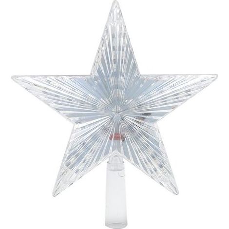 Étoile lumineuse LED verte pour sapin de Noël, décoration à suspendre pour les fêtes de Noël et la maison. Petite décoration pour sapin de Noël. (1/5)