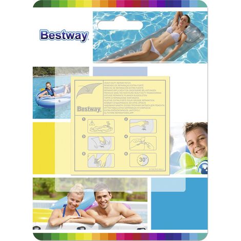 KIT 10 TOPPE RIPARAZIONE PISCINA HEAVY-DUTY 62068