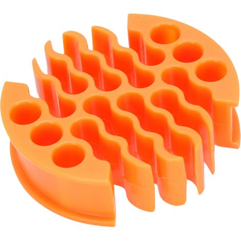 Organisateur de câbles réseau Ethernet pour câbles blindés CAT 5, CAT 5E et CAT 6 (câble CAT5 orange) (1/5)