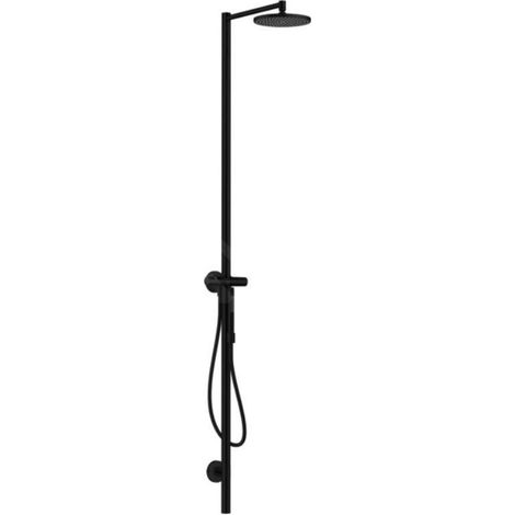 Colonne de douche HG AXOR STARCK avec tête de douche 240, 1 jet, noir mat (1/5)