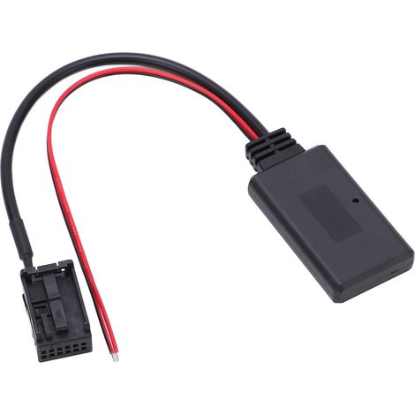 Adaptateur Bluetooth 23cm AUX IN 12 broches noir, remplacement sans fil pour Opel Agila CD 70 navigation (1/5)
