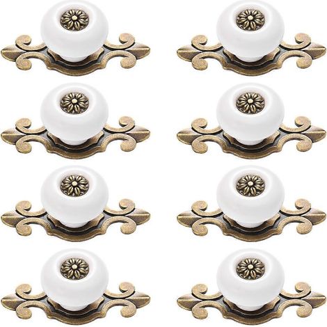 Poignées de porte vintage, poignées de meuble, poignées de tiroir, boutons de tiroir, poignée de porte de style industriel (1/5)