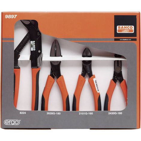 Bahco 9897 4-Piece Pliers Set (Model BAH9897)