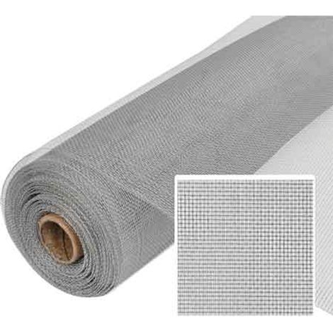 RETE PER ZANZARIERA IN ALLUMINIO 53 H. 100 cm - Rotolo 30 mt