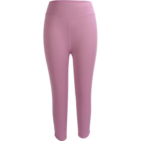 Leggings sport taille haute femme XL - Pantalon ajusté effet liftant fessier - Tissu respirant élastique coupe croppée (1/5)