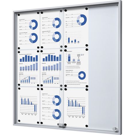 eurokraft pro, Vitrine d'affichage à portes coulissantes, l x h (1/5)