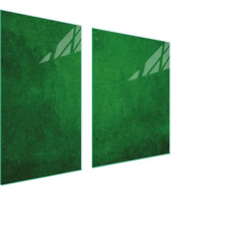 PLATO DE VIDRIO Y TABLA DE CORTAR 100x52 VERDE (1/5)