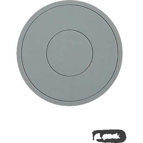 Untersetzer, hitzebeständig, Silikonmaterial, H45 grau, 16cm-c, Rund-c (1/2)