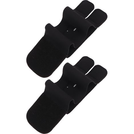 Lot de 2 supports de poignet TFCC avec fermeture auto-agrippante, bracelet de compression noir réglable TFCC, taille M (1/5)