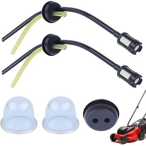 Ensemble de durites à carburant 5 pièces pour coupe-herbe, coupe-bordures, tarière, taille-haie, tronçonneuse sur perche – Pièces de rechange pour moteurs à essence (1/5)