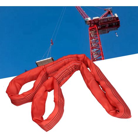 Weiche Hosenträger mit Doppelschnalle in Rot, Größe 5T, 90 mm breit, 3 m (1/5)