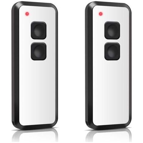 Lot de 2 télécommandes de rechange pour Novoferm TM15910001150 433,92 MHz 2 canaux TM15910001150 Compatible avec Novotron 522, 524, 502 MAX43-2, 512 Mix 43-2 (1/4)
