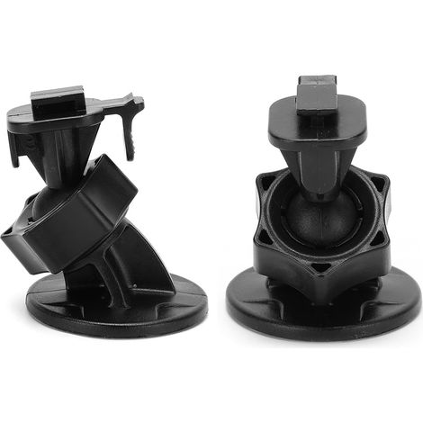 Support 2pcs Caméra de Voiture Support de Pare-brise 360° Réglable avec Ventouse et Pince pour Enregistreur Auto (1/5)