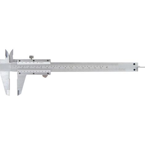 Dapetz ® Vernier Caliper 150mm 6" Steel, Inch Millimeter Fraction Conversion, Measuring Tools Calipers Gauge for DIY/Household/Industrial Use (1/5)