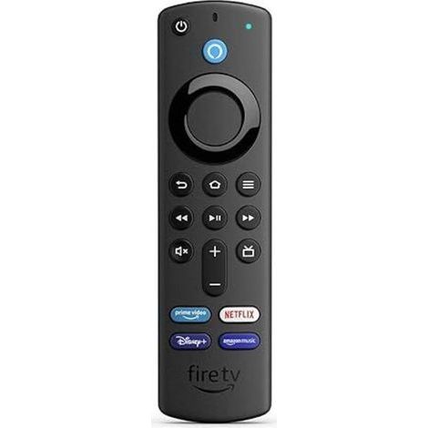 Lntyq – Télécommande vocale Alexa pour Fire TV – Contrôle TV avec boutons d'alimentation et volume – Compatible Fire TV Stick 4K et Cube (1/4)