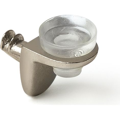 Pack 4 Soportes de Zamak  Fabricado en Zamak  Acabado en Niquelado Zincado 4 Unidades -