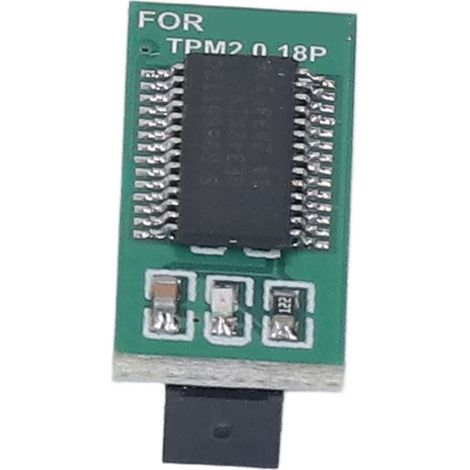Module de sécurité TPM 2.0 avec processeur de chiffrement indépendant à 18 broches : module TPM 2.0 haute sécurité pour Windows 11 (1/5)
