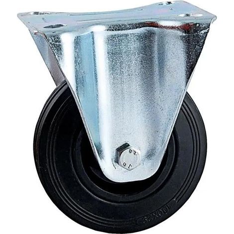 Avl 508823O Ruota Fissa Nera Diametro 125 mm