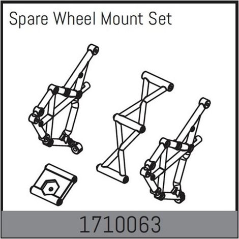 Spare Wheel Mount Set