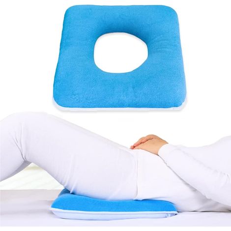 Coussin de siège en forme de beignet, coussin de literie, coussin anti-pression spécialement conçu pour les personnes alitées, les personnes âgées, les personnes handicapées et les femmes enceintes (4 (1/4)