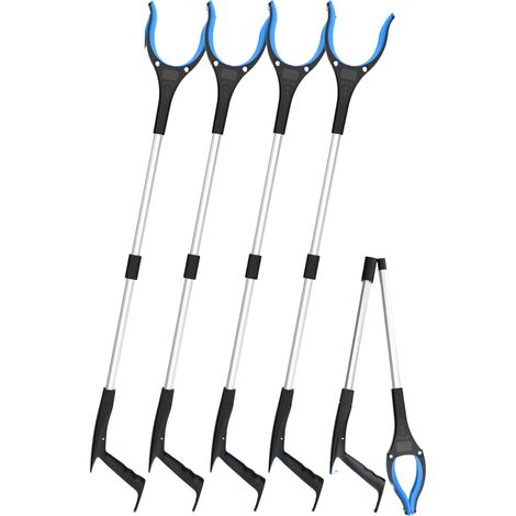 Ensemble de 4 outils de collecte de déchets légers et antidérapants, pratiques pour les travaux d'entretien, de réparation et de bricolage.-AquaForge (1/5)