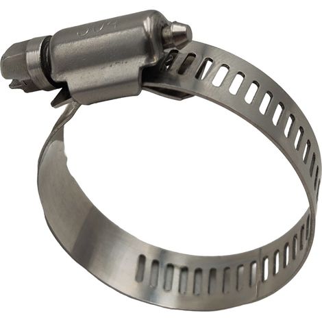 Schlauchschellen Einstellbare Rohrschellen 6–108mm Edelstahl 304 Schlauchklemme für Kraftstoffpumpe Schlauchschelle Klemmschelle - 18-32mm (1/2)