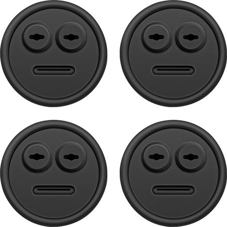 4PCS Thermomètre et œillet de sonde pour Barbecue Compatible avec 85037 Smokey et Autres Grils Mountain Cookers DIY Sensor Port Remplacement Accessoires (1/5)