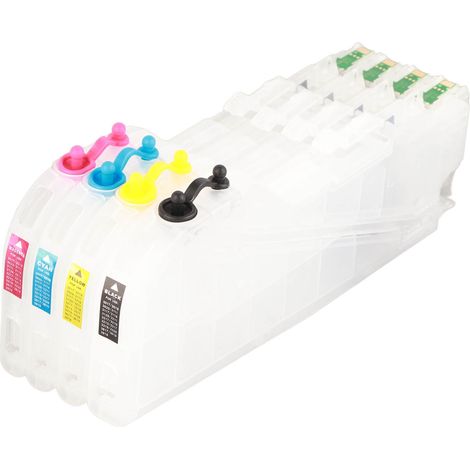Leere, wiederbefüllbare Tintenpatrone, 4er-Pack, austauschbar, länglicher Typ LC3319, kompatibel mit Tintenstrahldruckern (1/5)