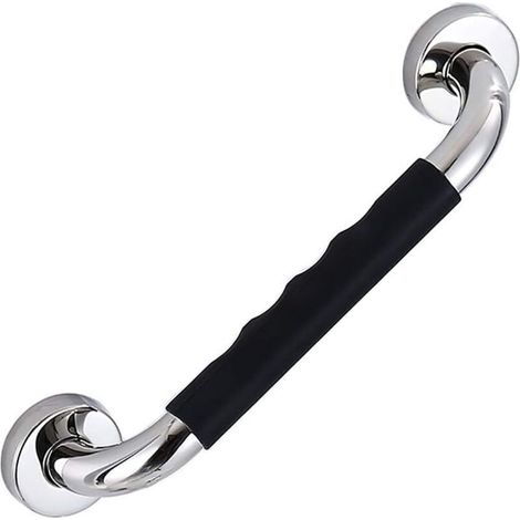 Barre d'appui murale en acier inoxydable 30 cm – Sécurité salle de bain, idéale pour seniors et personnes à mobilité réduite (1/4)