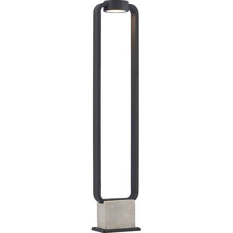 [GEBRAUCHT] B-Ware Lucande Wegeleuchte Gartenleuchte Belna LED Pollerleuchte anthrazit 100cm IP65 (1/2)