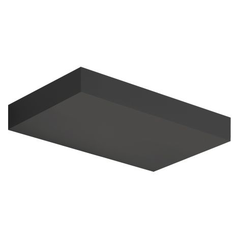 Betty - Applique Led 11W Simple Emission 14Cm Noir, Lumière Diffuse Cri90, Interrupteur Cct 2700K/3000K/4000K, Ip20, Dimmable - Groupe Rossini (1/5)